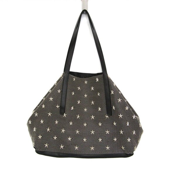 JIMMY CHOO Black Leather Tote Bag - Picture 1 of 12